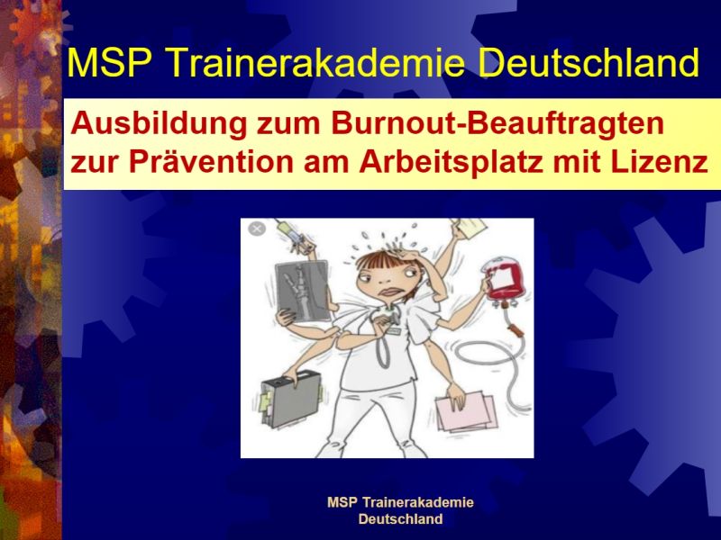 Ausbildung zum Burnoutbeauftragten
